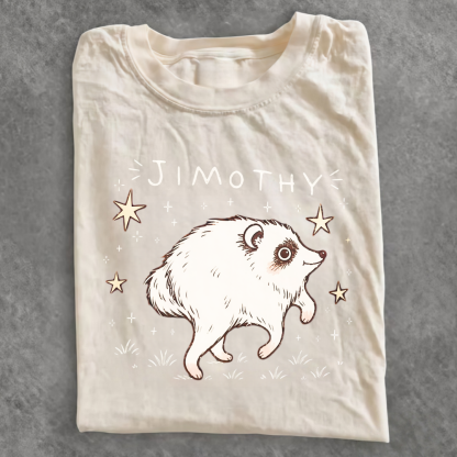 Magmoo Funny Raccoon Jimothy T-shirt