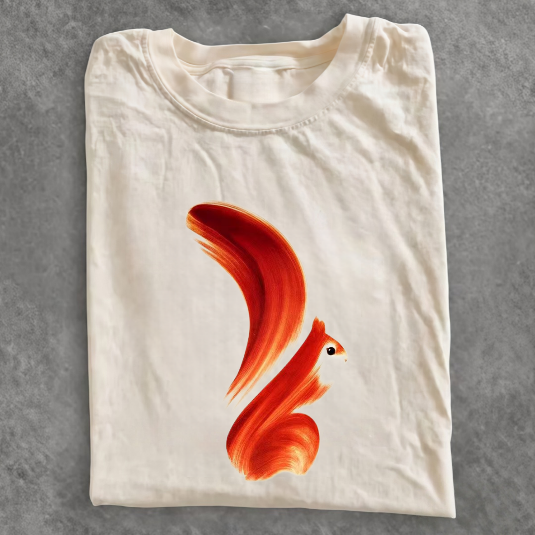 Magmoo Brushstroke Squirrel T-shirt