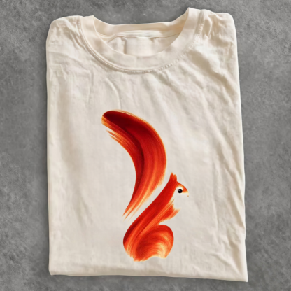 Magmoo Brushstroke Squirrel T-shirt
