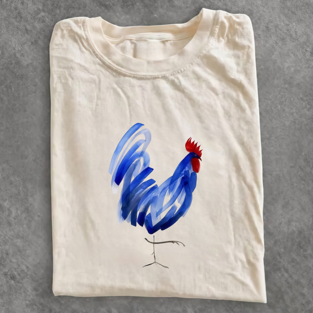 Magmoo Brushstroke Rooster T-shirt/ Sweatshirt/ Hoodie