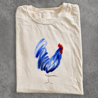 Magmoo Brushstroke Rooster T-shirt/ Sweatshirt/ Hoodie