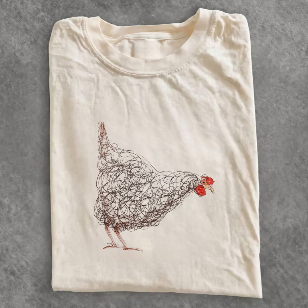 Magmoo Scribble Chicken T-shirt/ Sweatshirt/ Hoodie
