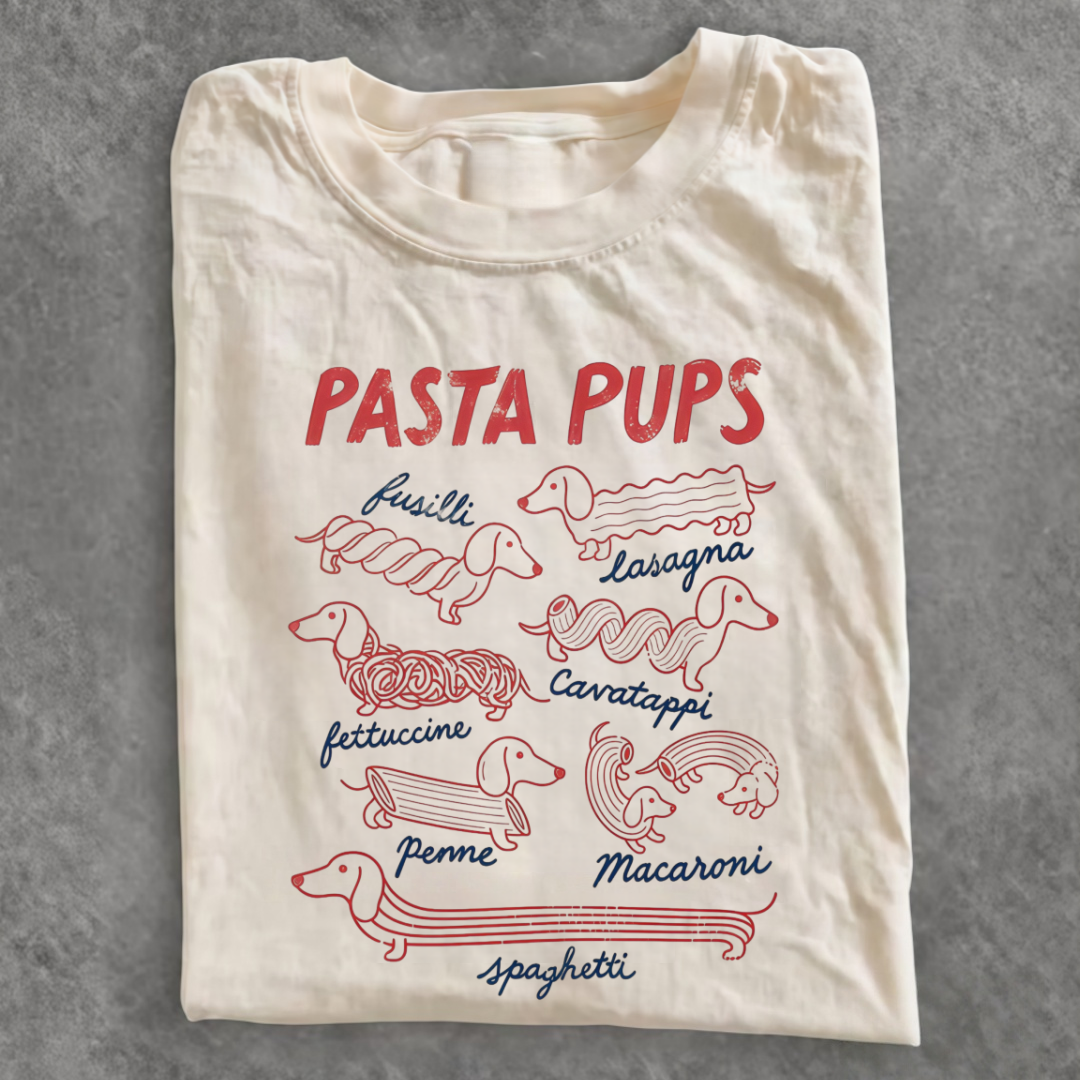 Magmoo Funny Dachshund Spagetti T-shirt