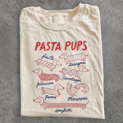 Magmoo Funny Dachshund Spagetti T-shirt