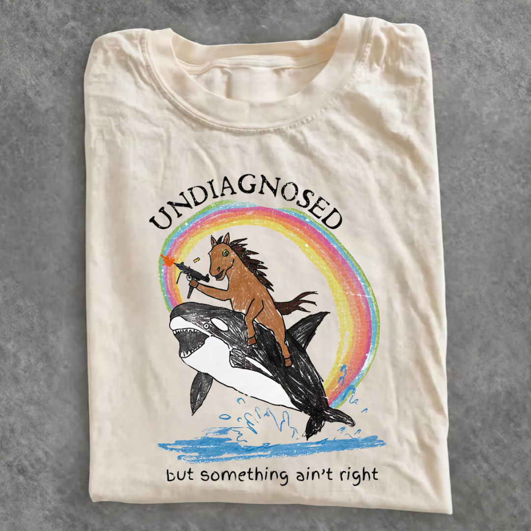 Magmoo Sarcastic Undiagnosed But Something Ain't Right T-shirt