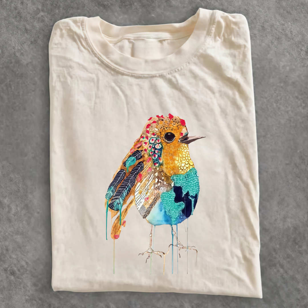 Magmoo Sparkly Wild Bird T-shirt