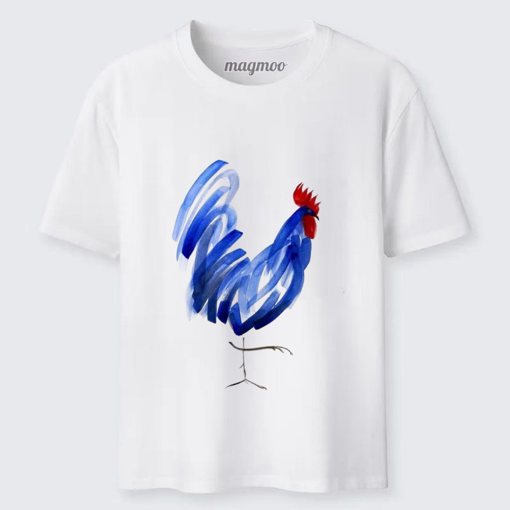 Magmoo Brushstroke Rooster T-shirt