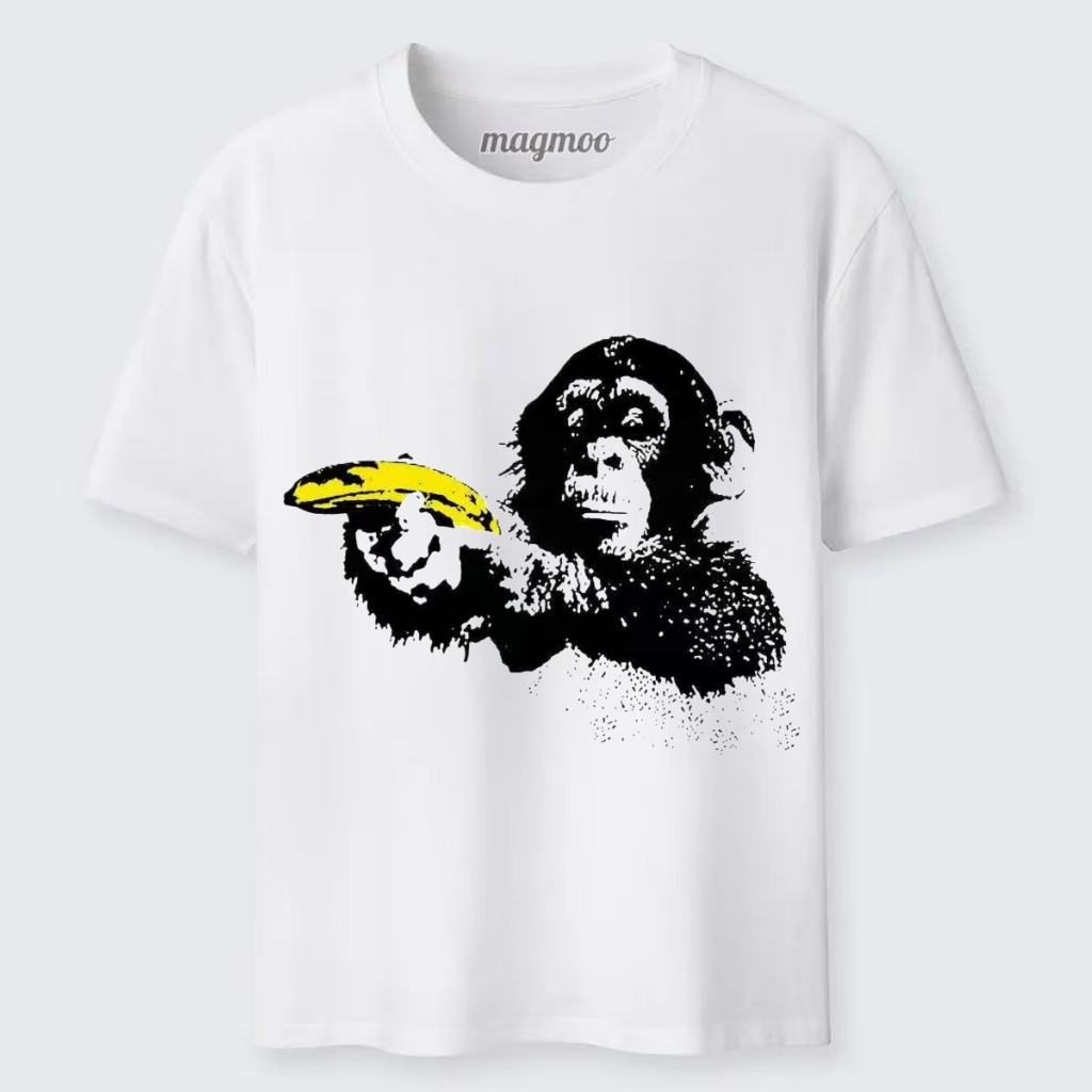 Magmoo Banana Gun Chimp T-shirt