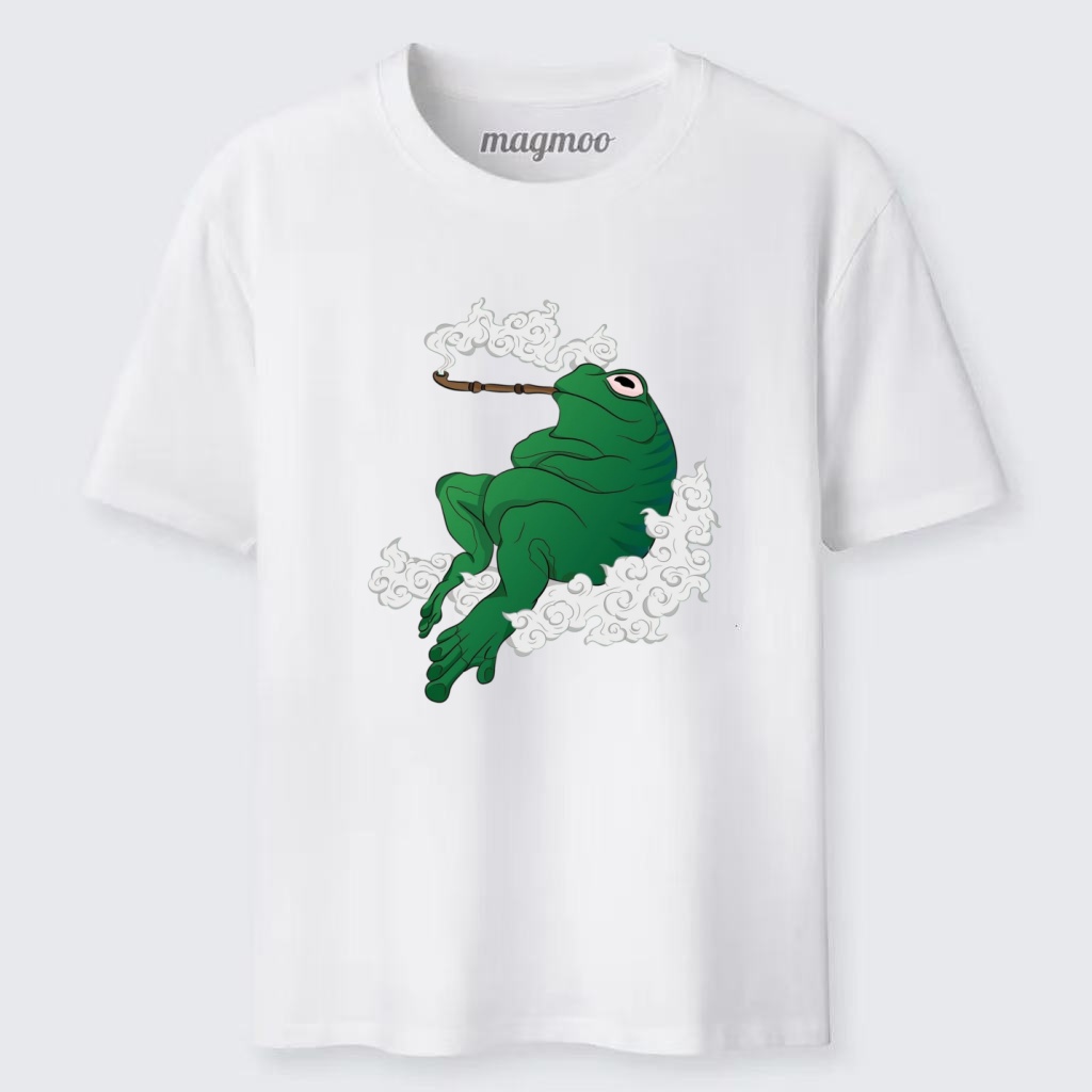 Magmoo Zen Smoking Frog T-shirt