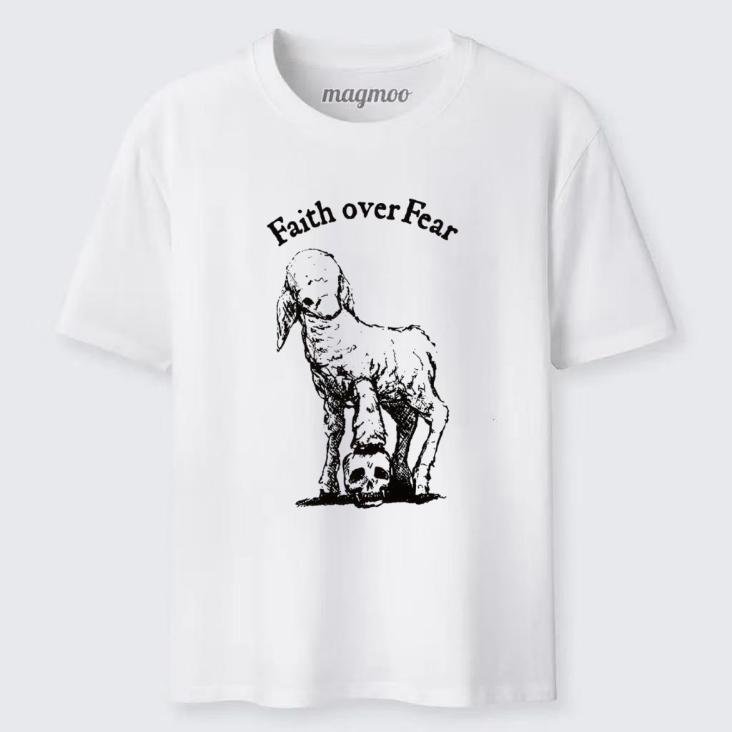 Magmoo Faith Over Fear Lamb T-shirt