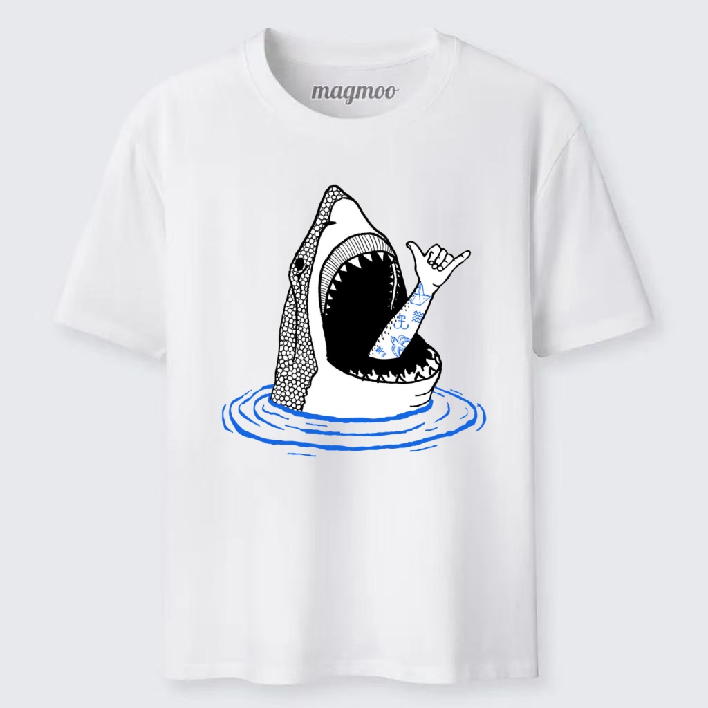 Magmoo Tattoo Shark Shaka T-shirt