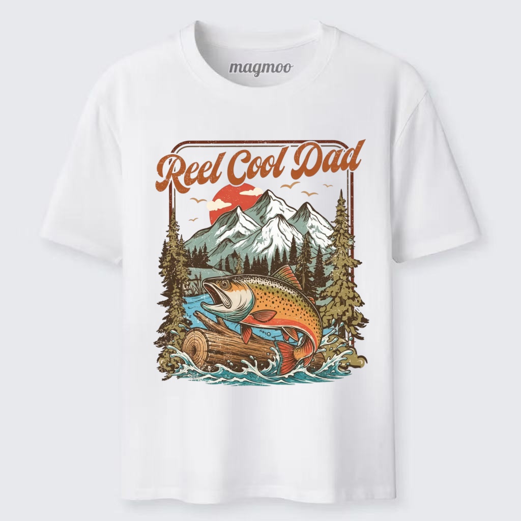 Magmoo Reel Coll Dad T-shirt