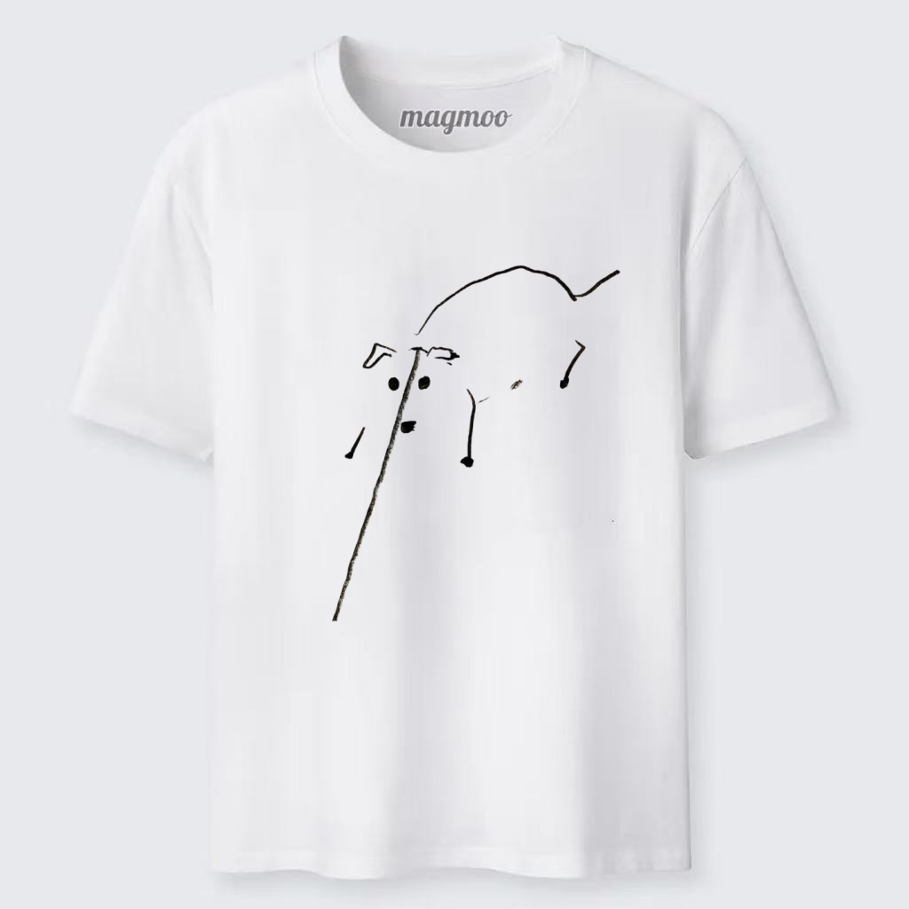 Magmoo Line Art Pup T-shirt