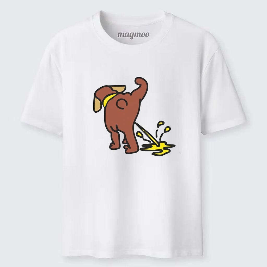 Magmoo Peeing Pup T-shirt