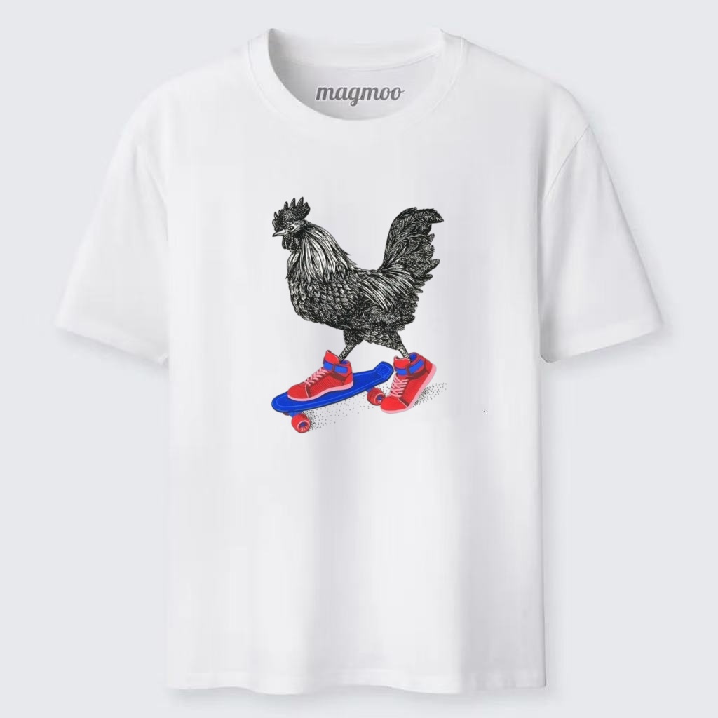 Magmoo Skate Rooster T-shirt