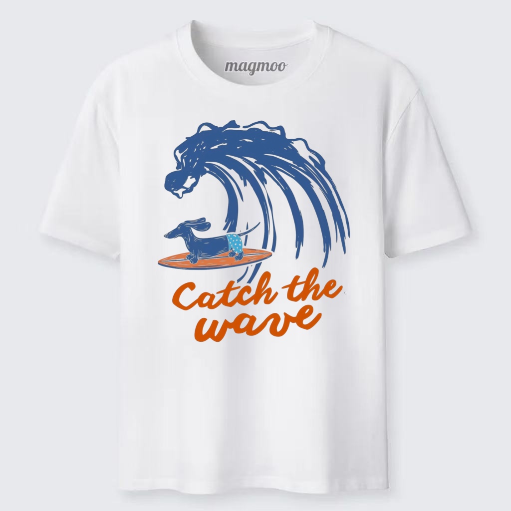 Magmoo Catch The Wave Doxie T-shirt