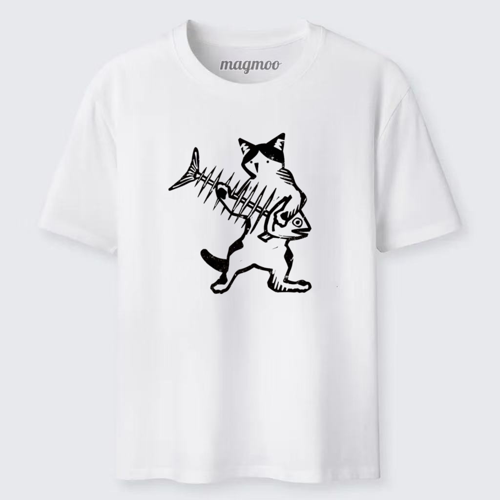 Magmoo Fisher Kitty T-shirt
