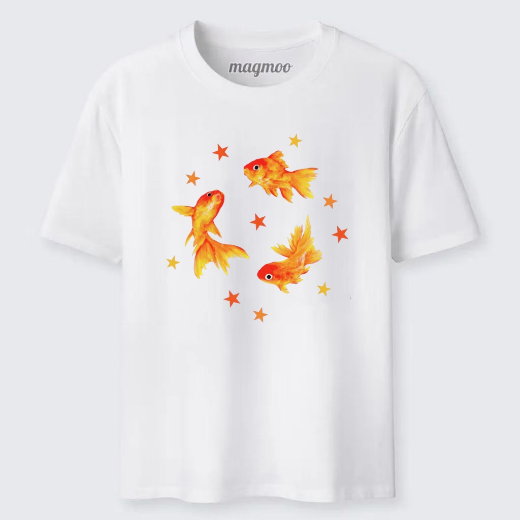 Magmoo Goldfish Trio T-shirt