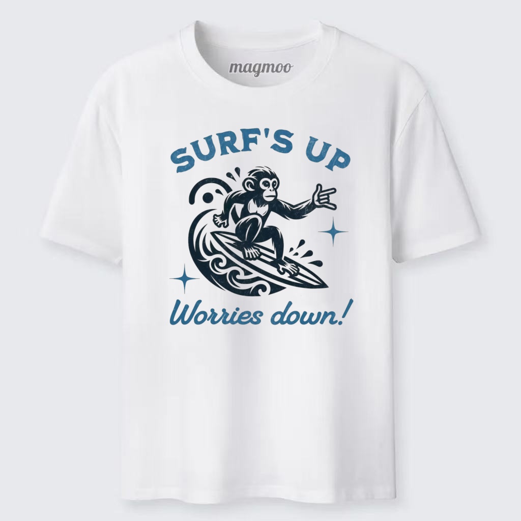 Magmoo Surfing Monkey T-shirt