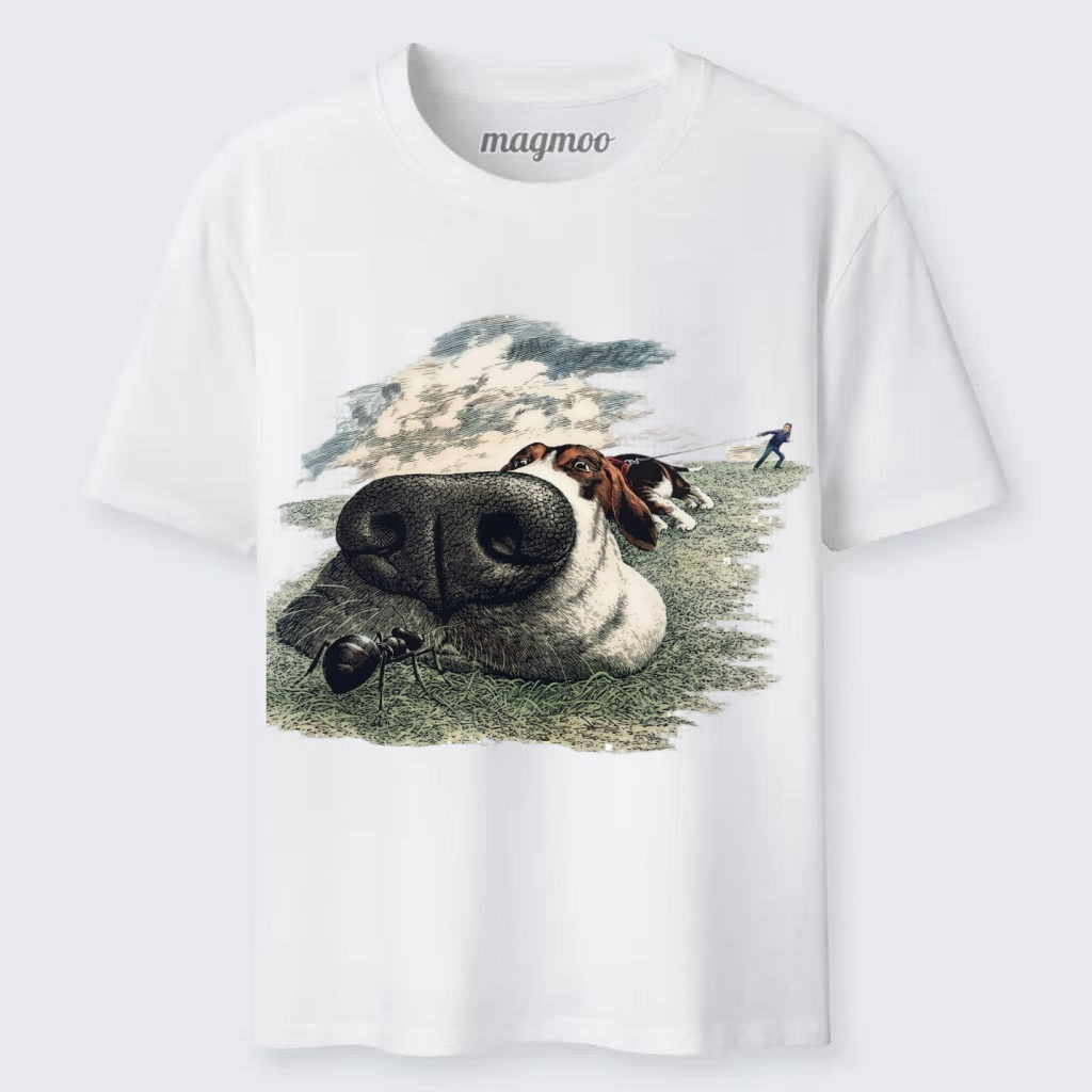 Magmoo Dog Walkies Fail T-shirt