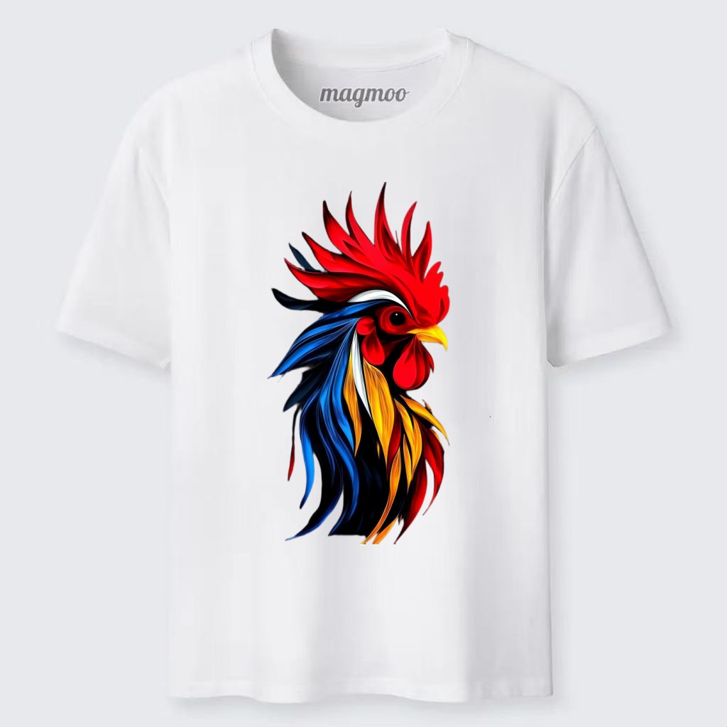 Magmoo Colorful Rooster T-shirt