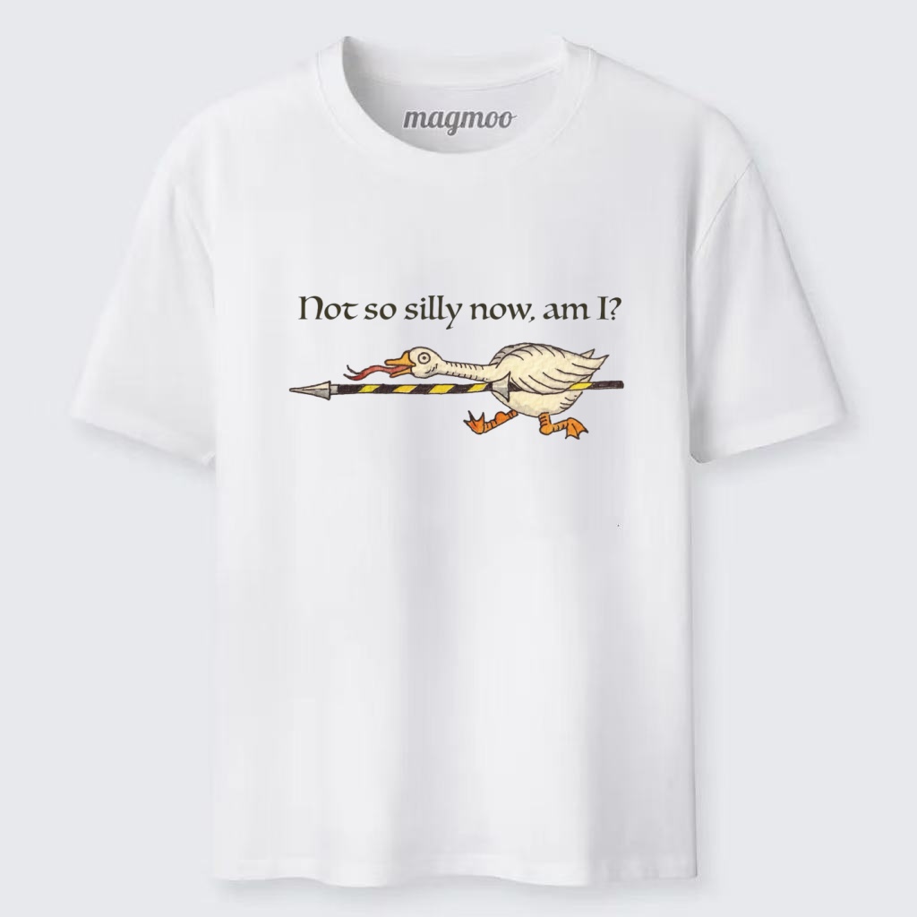 Magmoo Silly Goose Arrow Slogan Classic T-shirt