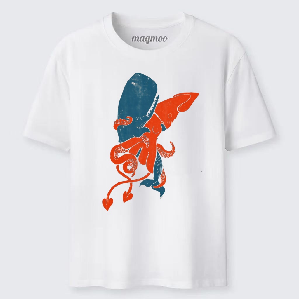 Magmoo Whale Squid Battle Classic T-shirt