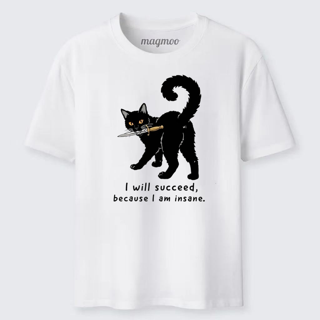 Magmoo Brave Black Cat Wild Success Vibe Classic T-shirt