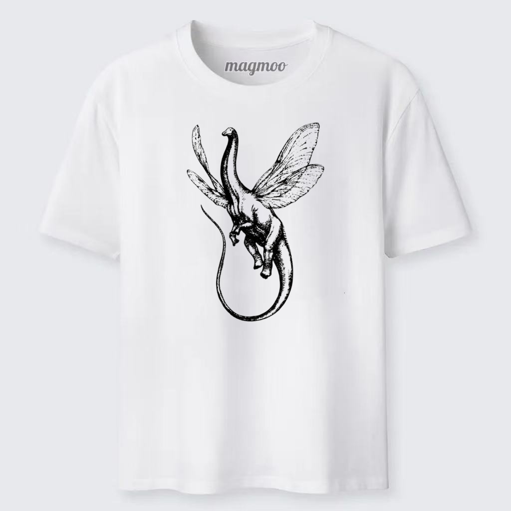 Magmoo Fairy Dinosaur Line Classic T-shirt