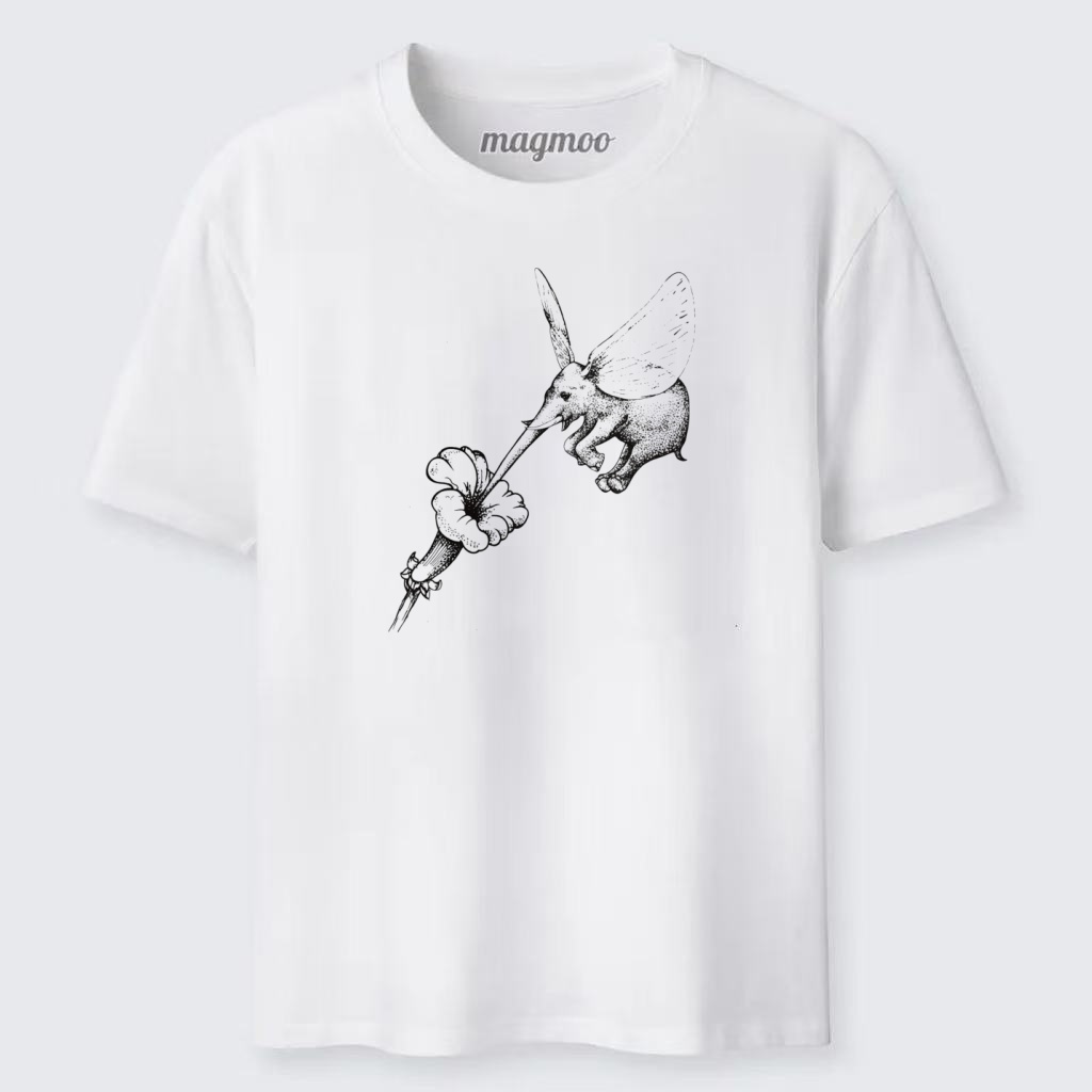 Magmoo Flying Fairy Elephant Classic T-shirt