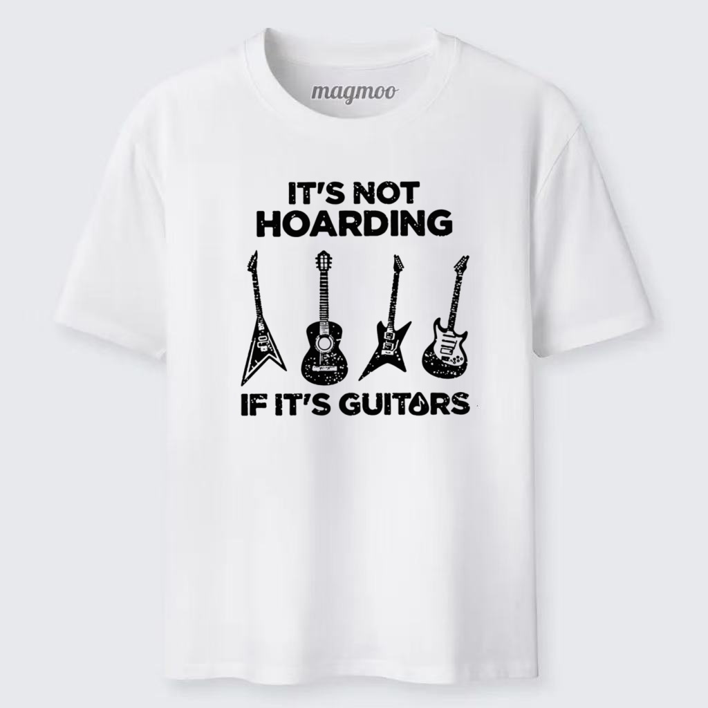 Magmoo Music Lover Guitar Hoarding Joke Classic T-shirt