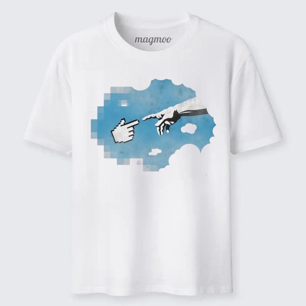 Magmoo Pixel Creation Hands Classic T-shirt
