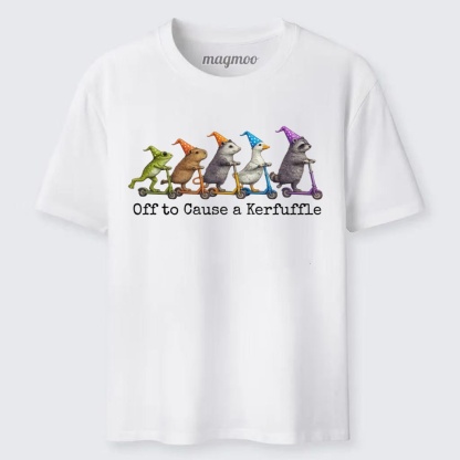 Magmoo Off To Cause A Kerfuffle Frog Classic T-shirt