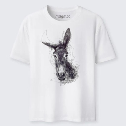 Magmoo Doodle Donkey Art Classic T-shirt