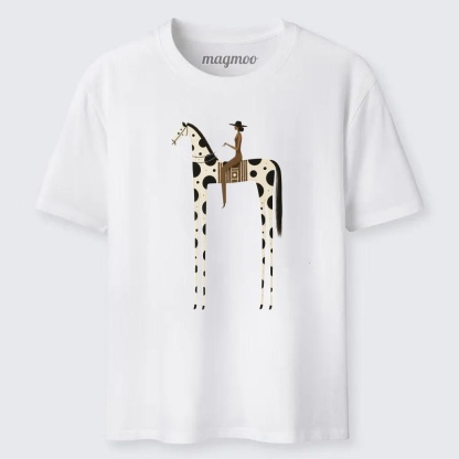 Magmoo Tall Spotted Horse Rider Classic T-shirt