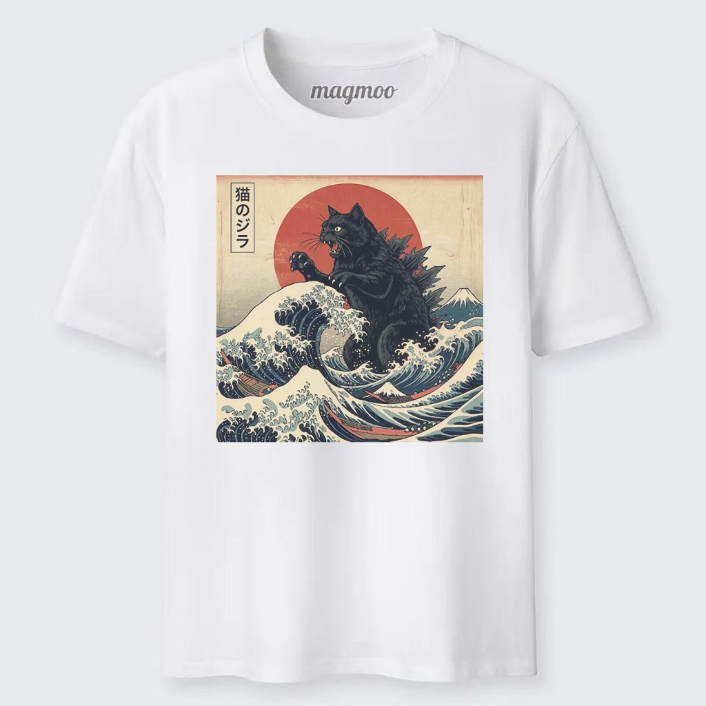 Magmoo Black Kaiju Cat Classic T-shirt