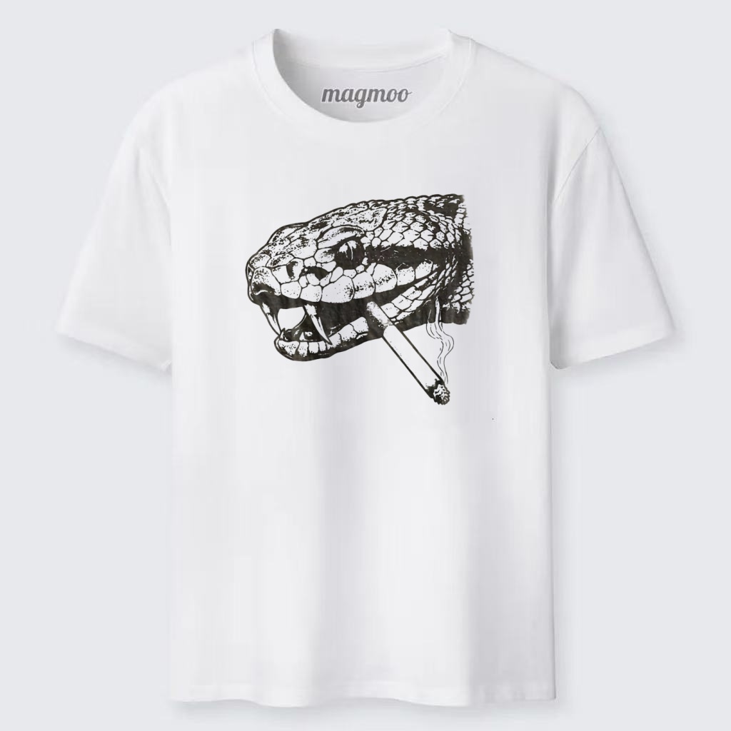 Magmoo Snake Smoke Vintage 90s Classic T-shirt