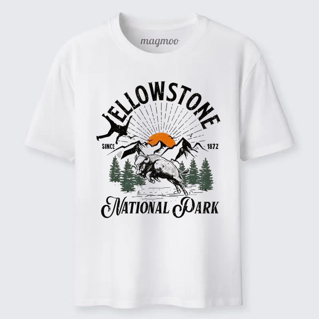 Magmoo Bison Yellowstone National Park Classic T-shirt