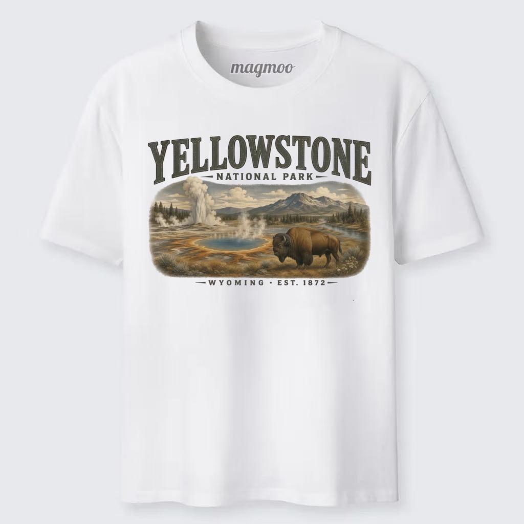 Magmoo Yellowstone National Park Classic T-shirt
