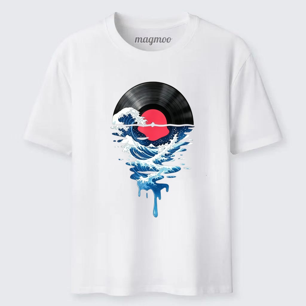 Magmoo Vinyl Records And Waves Classic T-shirt