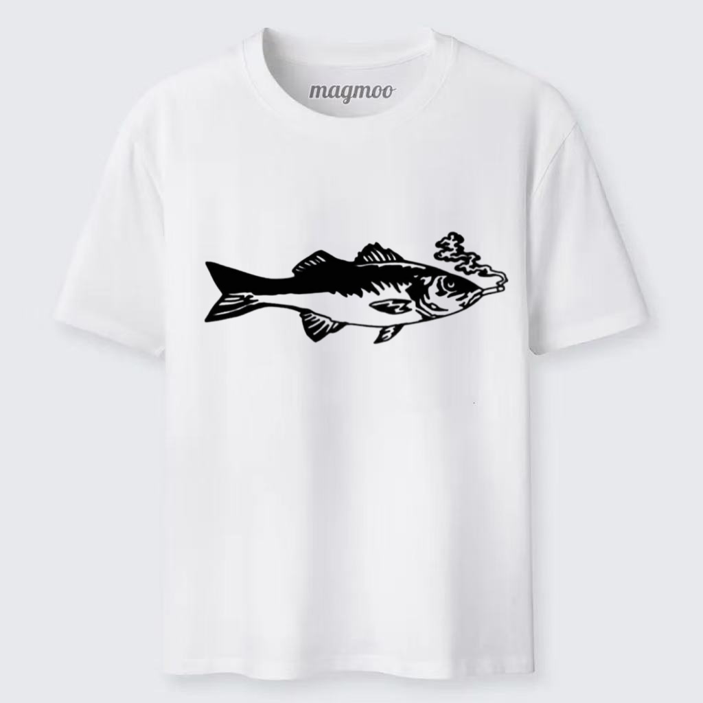 Magmoo Smoking Fish T-shirt