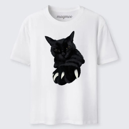 Magmoo Black Cat Claw Classic T-shirt