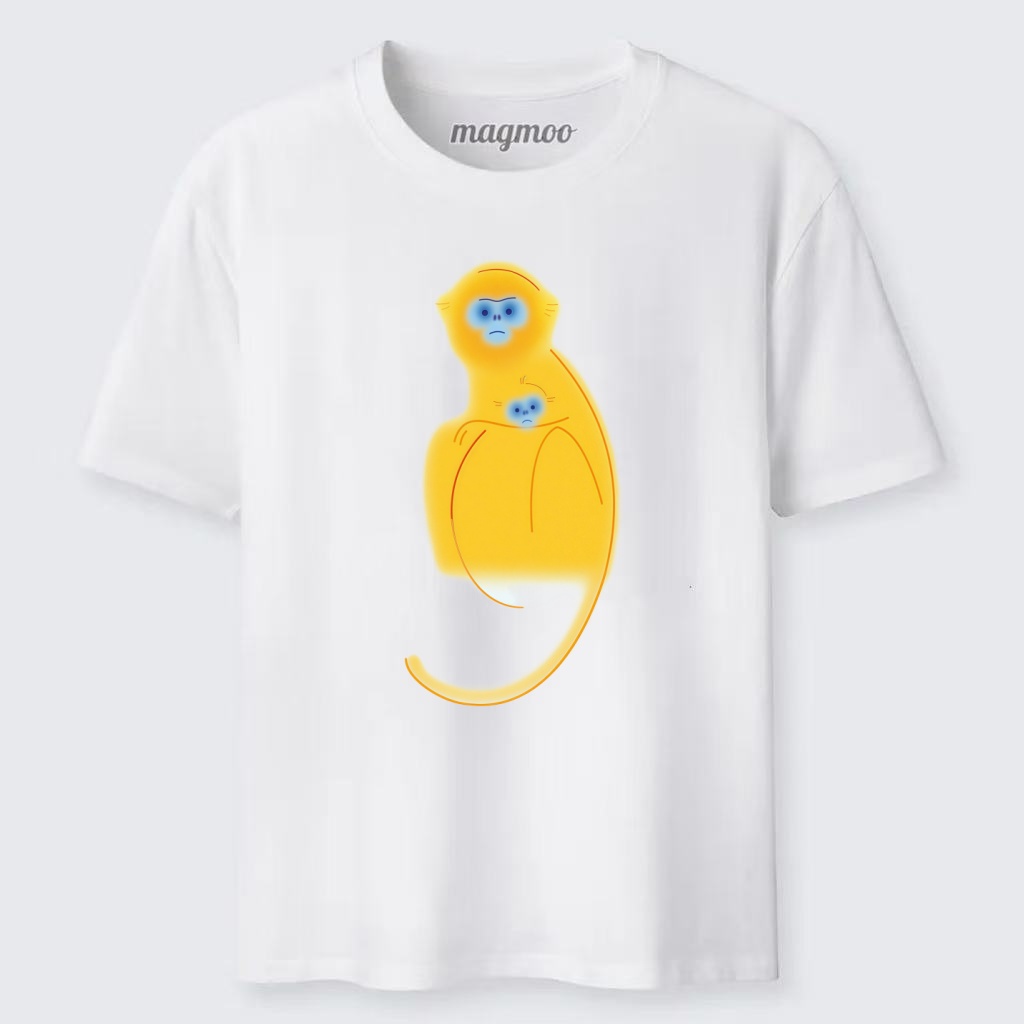 Magmoo Golden Mother Baby Monkey Classic T-shirt