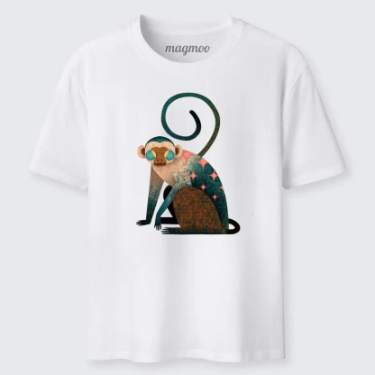 Magmoo Retro Star Monkey Classic T-shirt