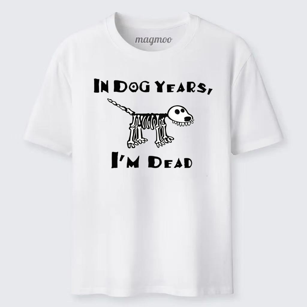 Magmoo Funny Meme Old Dog Dead In Dog Years Vibe Classic T-shirt