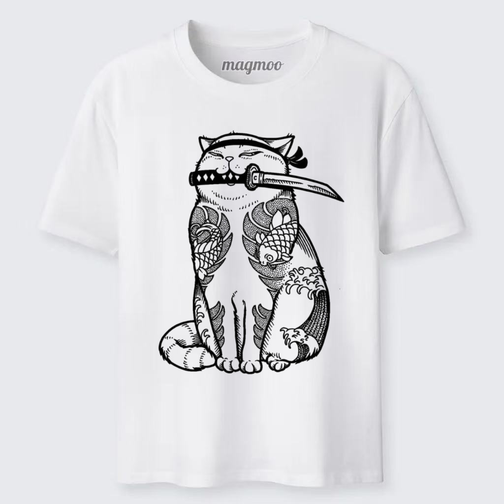 Magmoo Tattoo Cat T-shirt