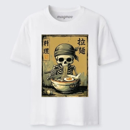 Magmoo Funny Skeleton Ramen Classic T-shirt