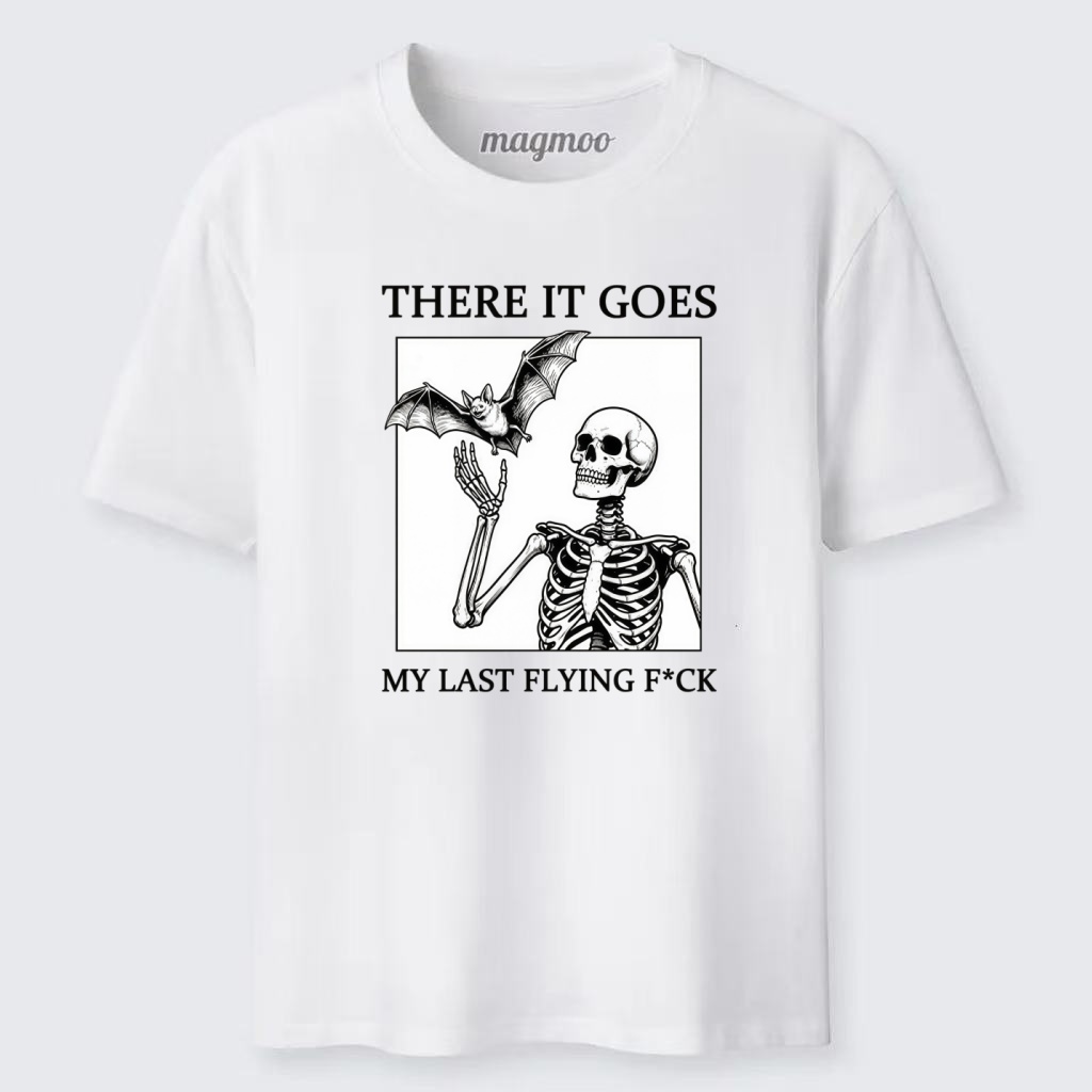 Magmoo Funny Skeleton Bat Meme Classic T-shirt