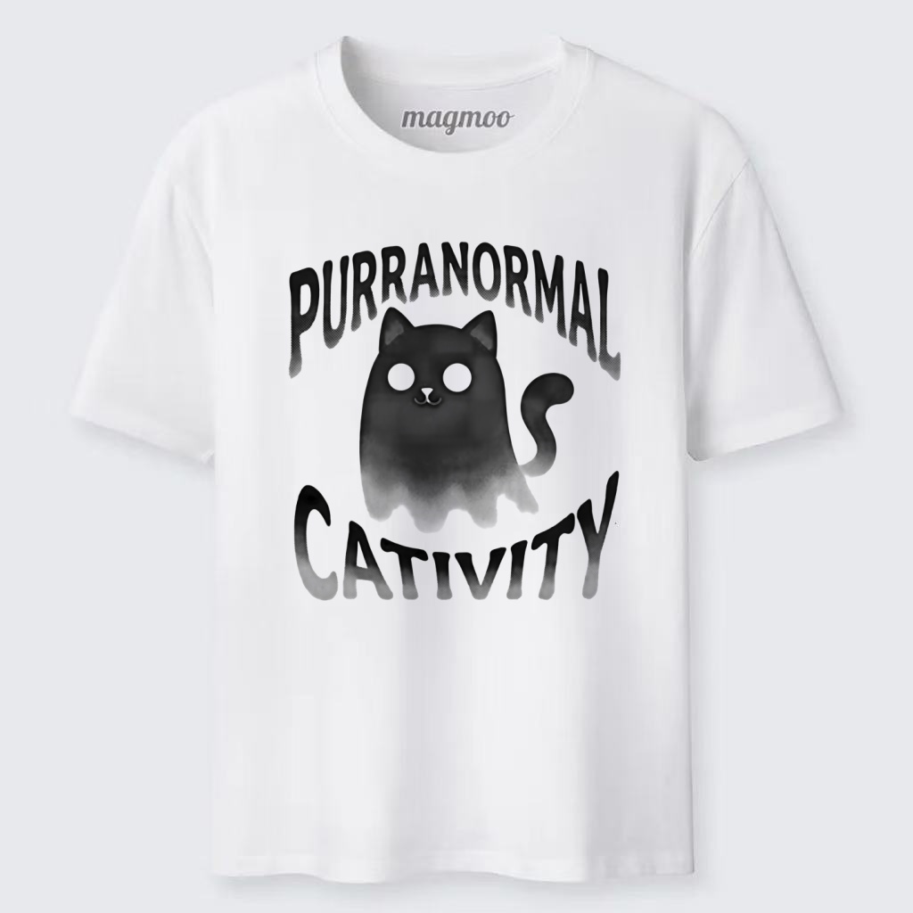 Magmoo Funny Ghost Cat Meme Classic T-shirt