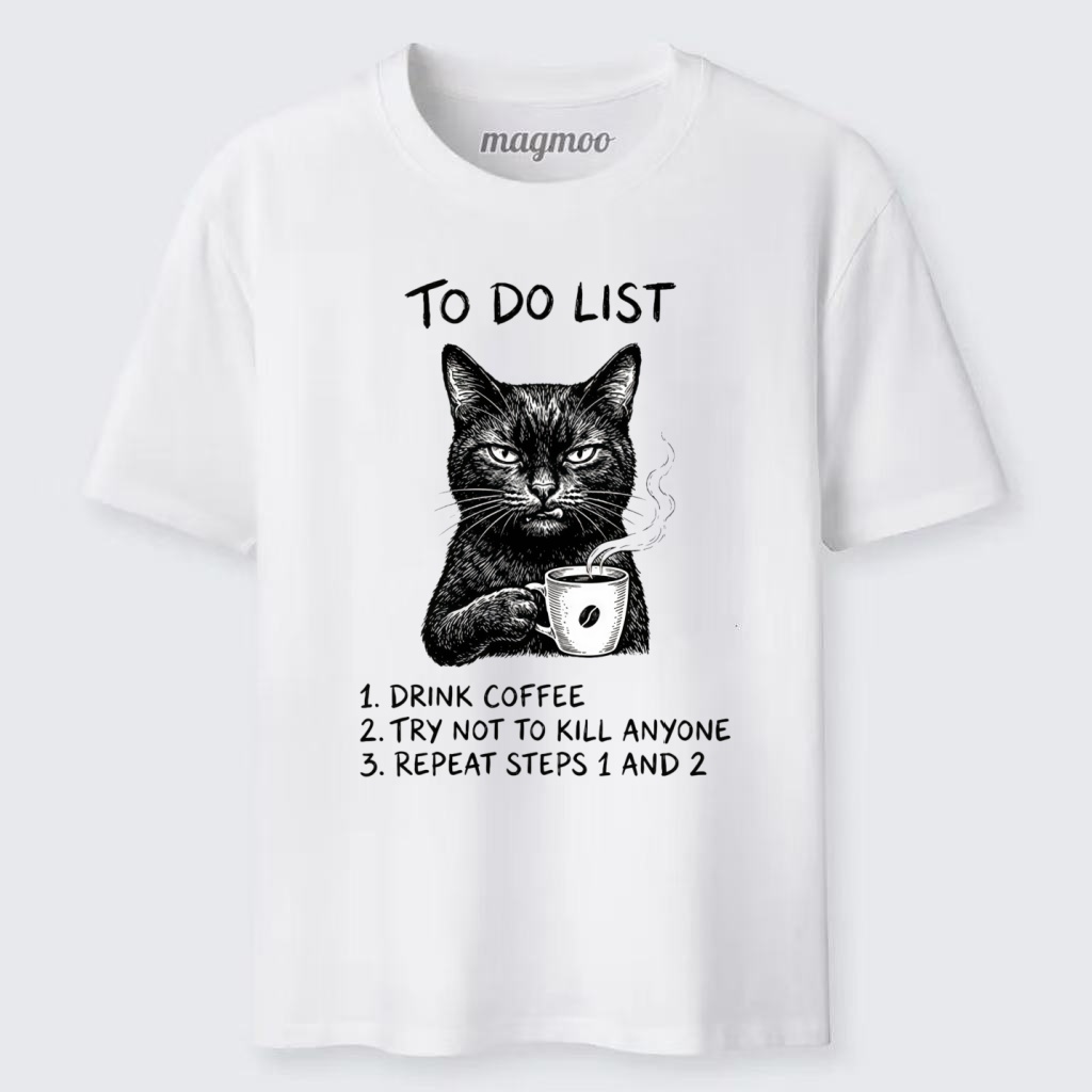 Magmoo Sassy Coffee Cat Classic T-shirt